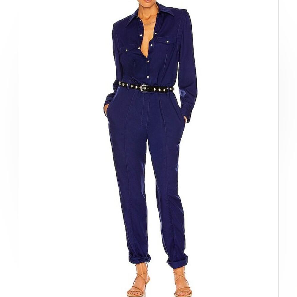 Isabel Marant blue long sleeve coveralls size 10